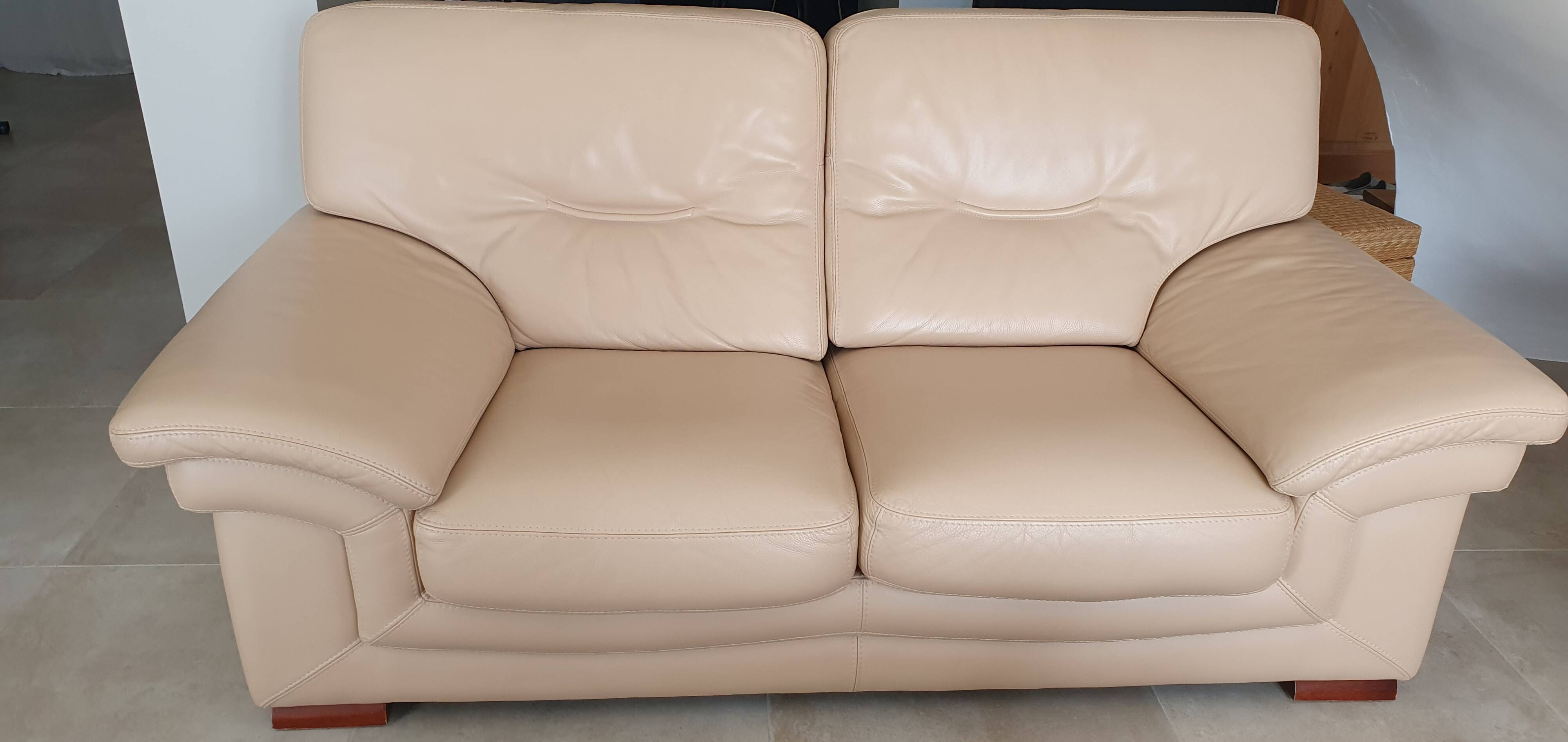 Leather sofas