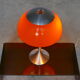Lampe champignon orange vintage Unilux 1970