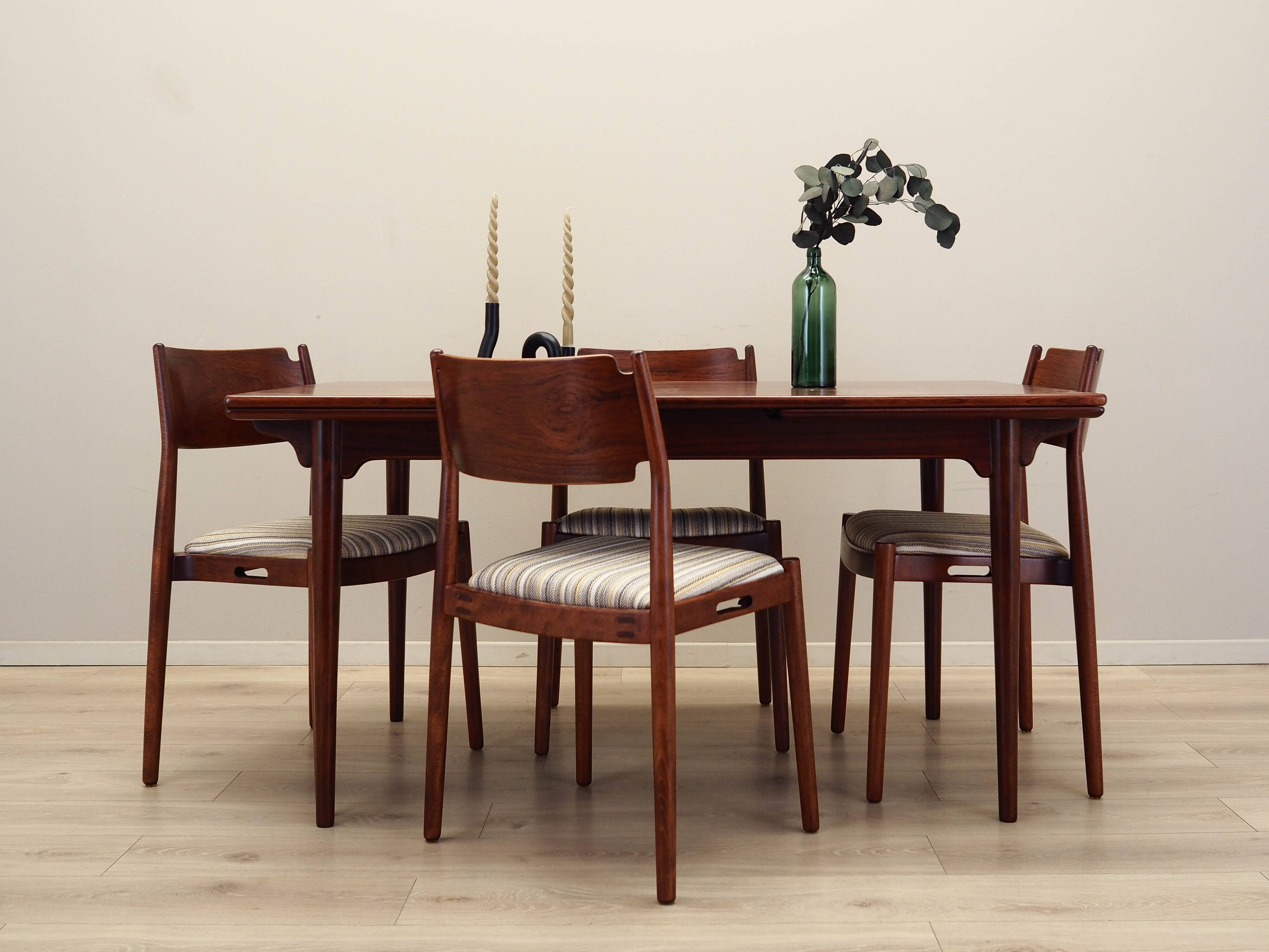 Set of four chairs, Danish design, 1970s, production: Denmark