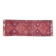 1970s Turkish Oushak handmade wool cotton red area rug 79x252