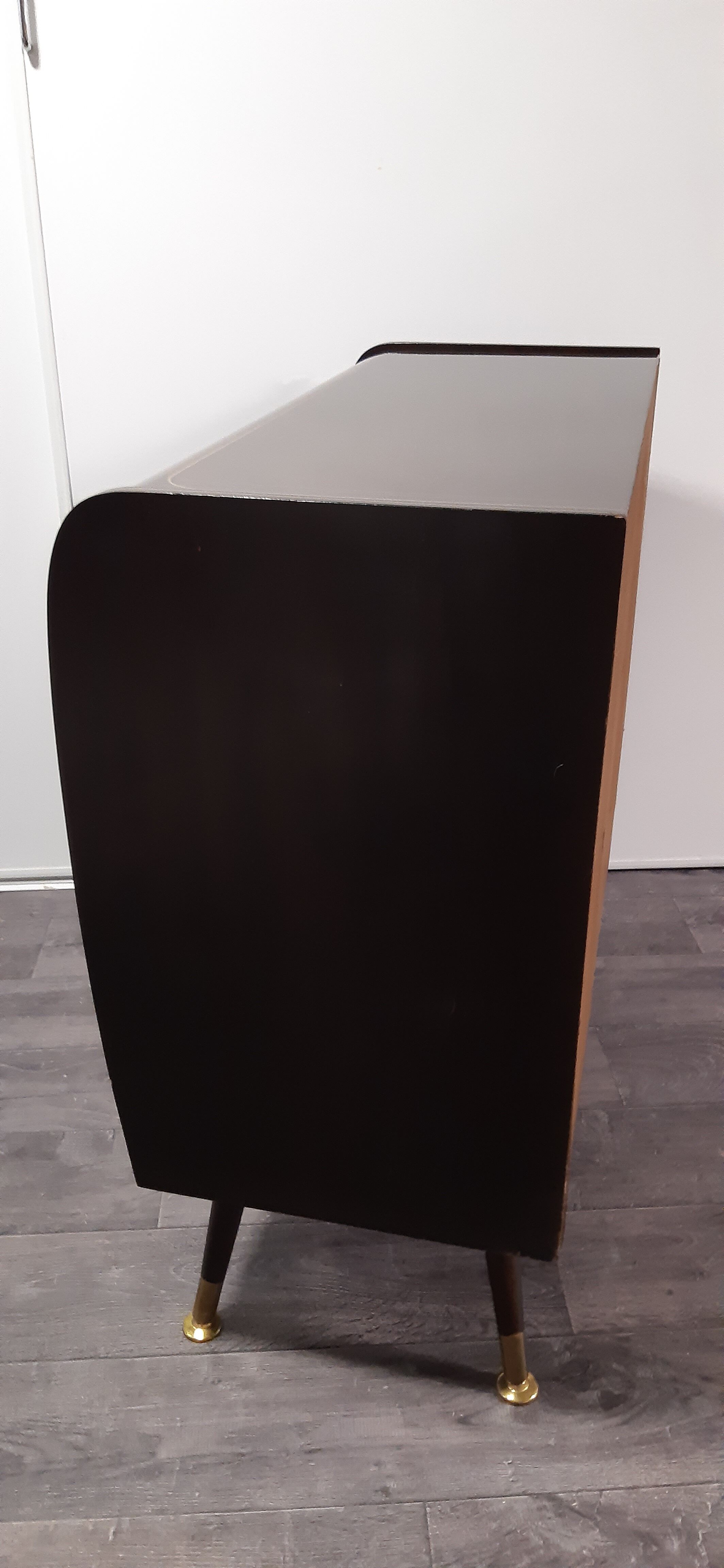 Vintage record player radio cabinet