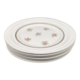 Small flower porcelain dessert plates