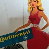 Continental advertising pin up