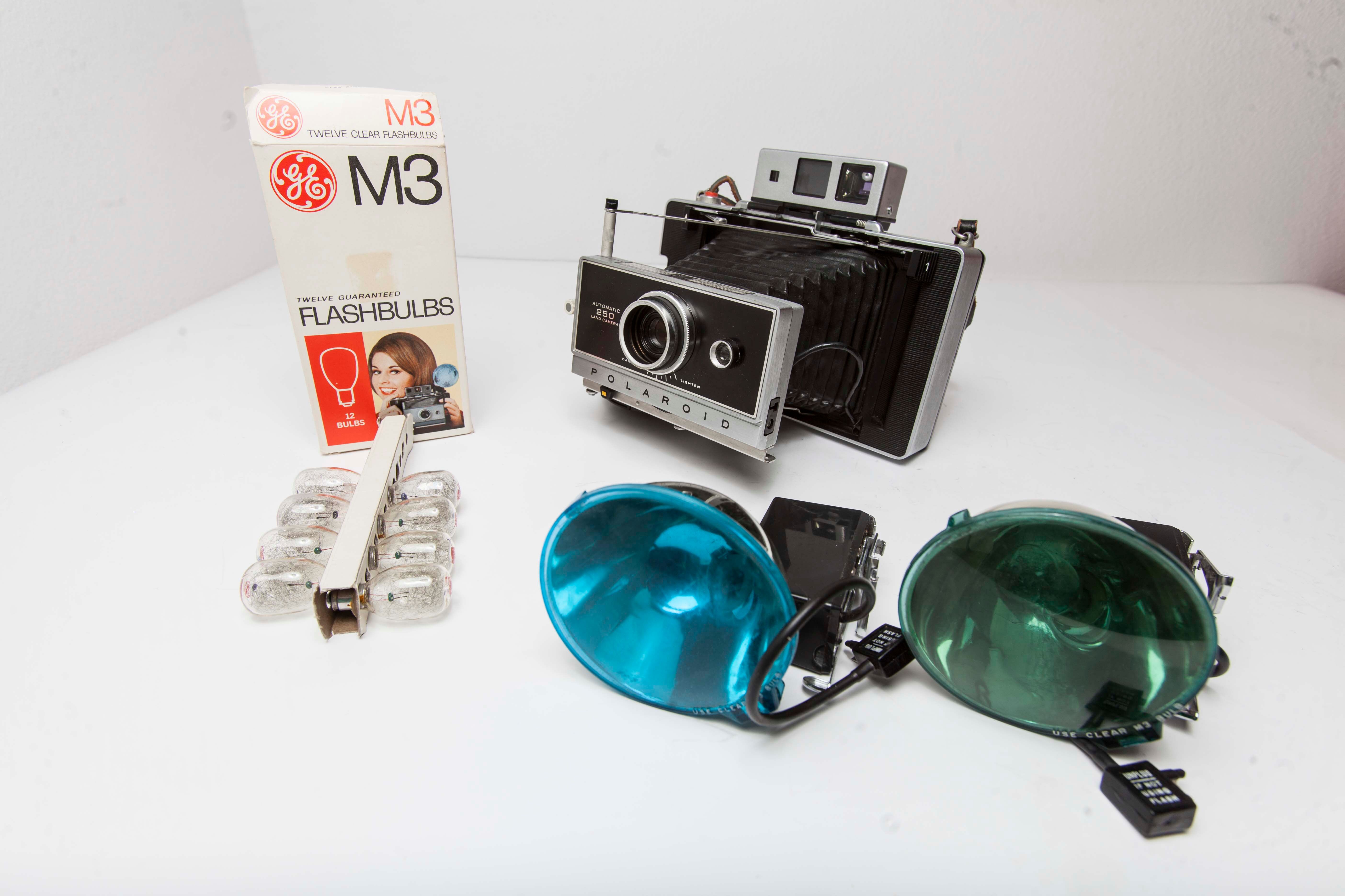 Polaroid 250 pro model complete