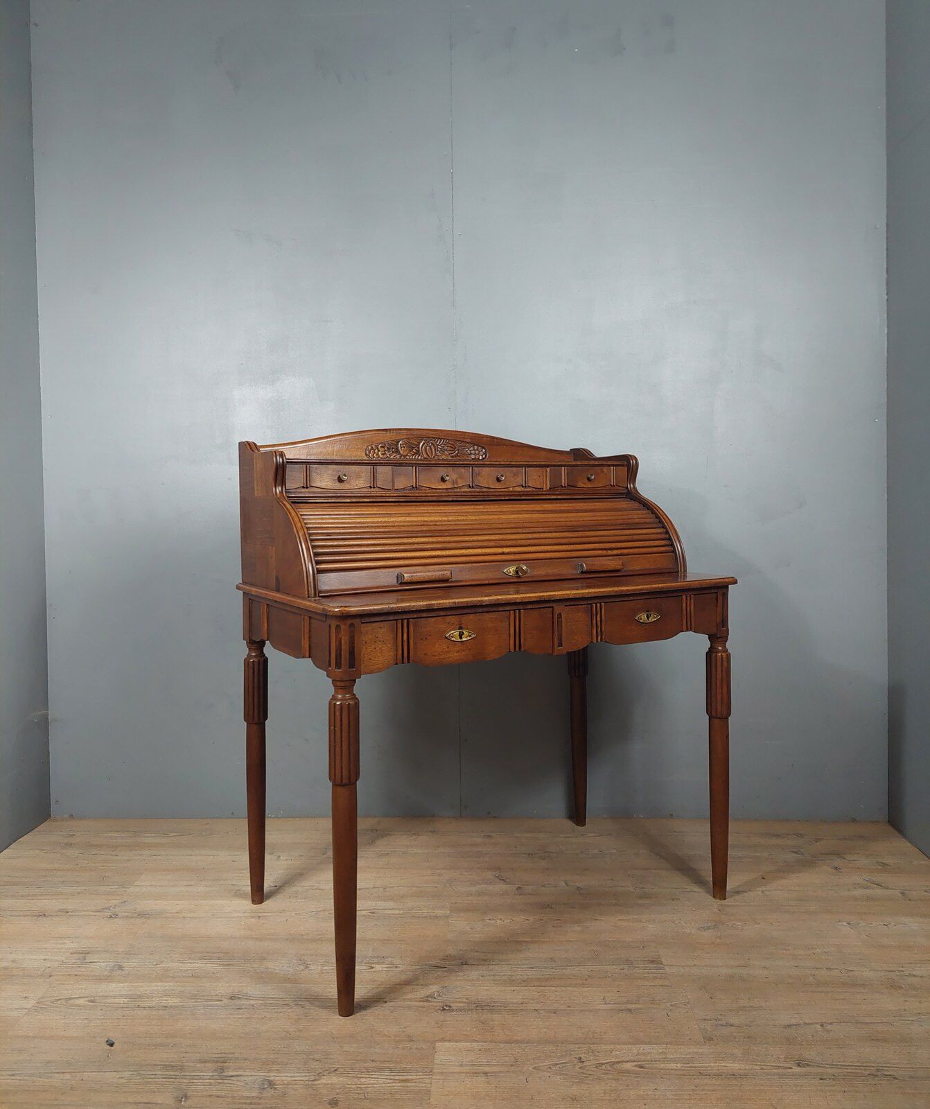 Art deco cylinder lady desk