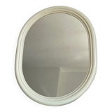 Vintage plastic oval mirror