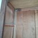 Antique Parisian wardrobe with one door.