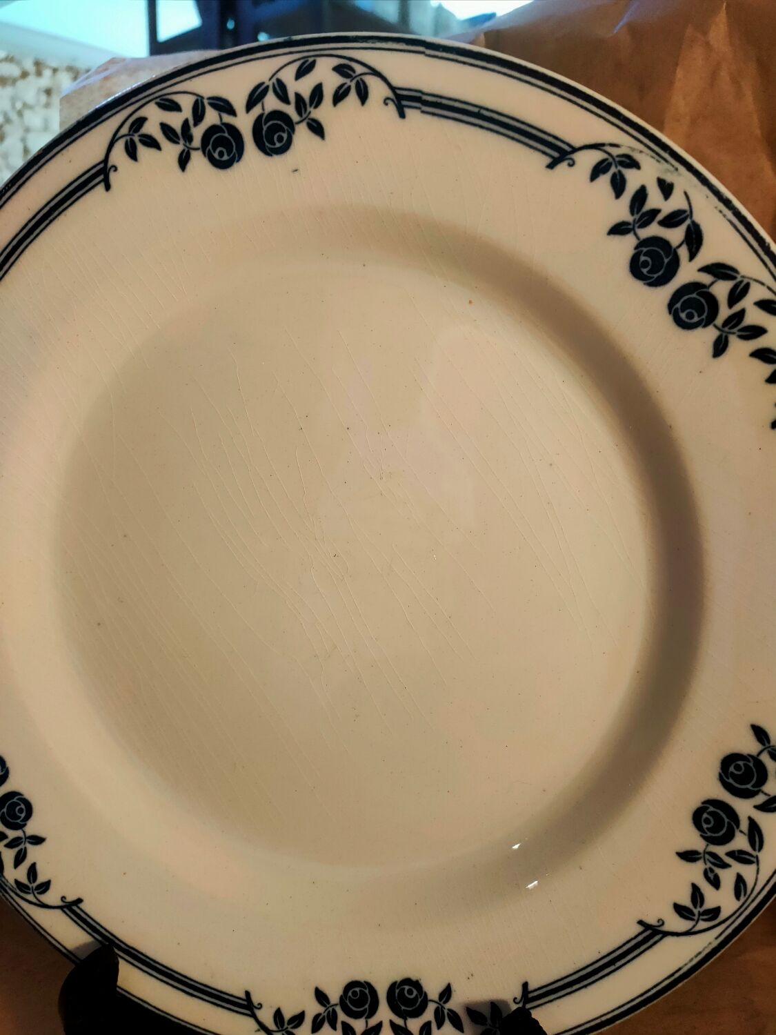 Plate iron earth Salins