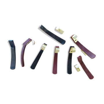 10 hooks, KM Austria, bakelite and brass