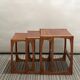 Series of 3 nesting tables from the 60s Scandinavian style