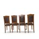 Italian art deco dining chairs 1920s