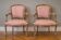 Paire de fauteuils cabriolets style Louis XV