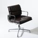 Pair of brown leather sofa pads, Herman Miller, 1970s