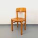 Vintage Scandinavian chair Rainer Daumiller in pine from the 60s 70s.