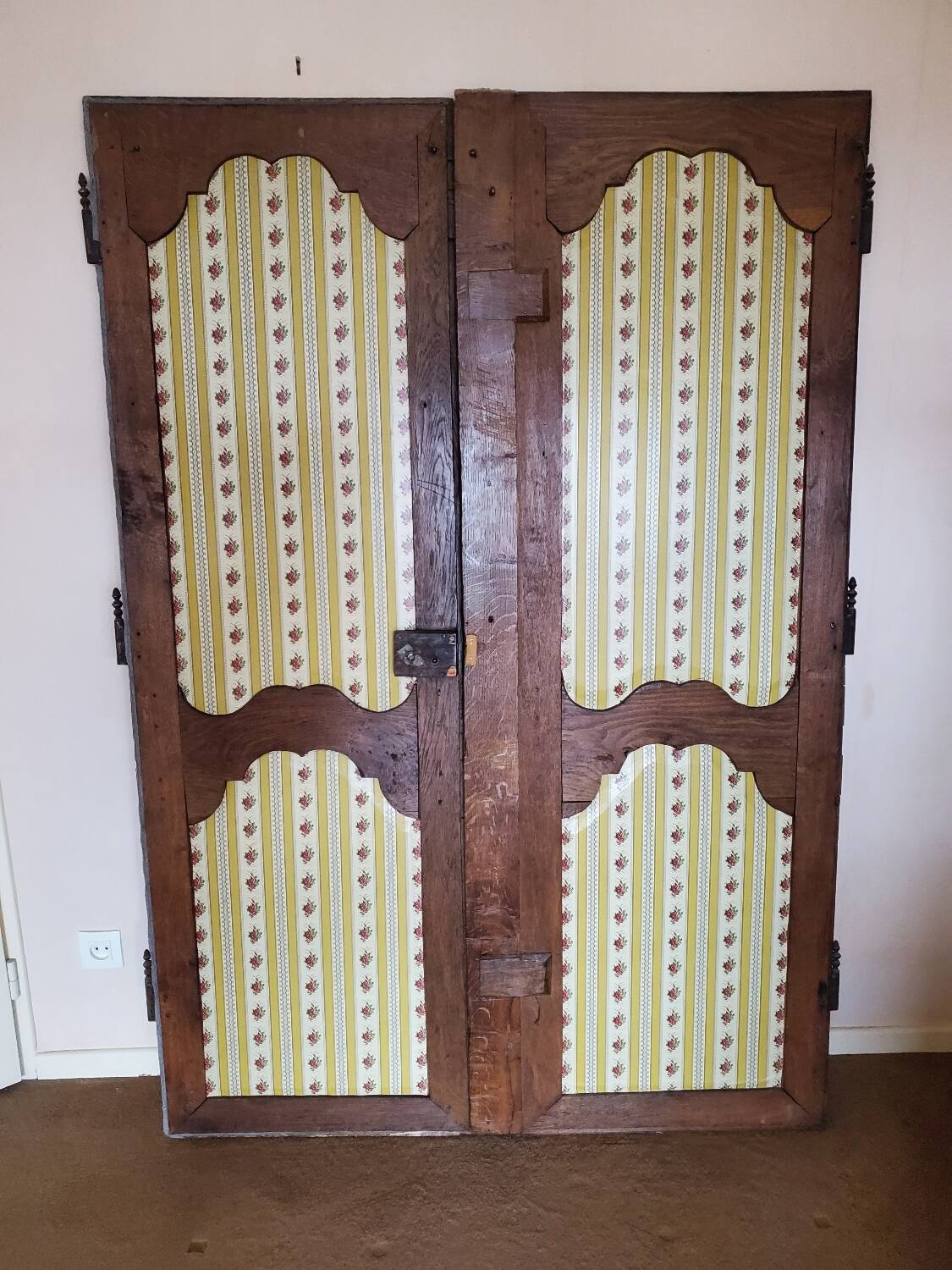 Pair of 19th century oak doors