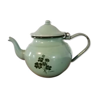 Old enamelled teapot