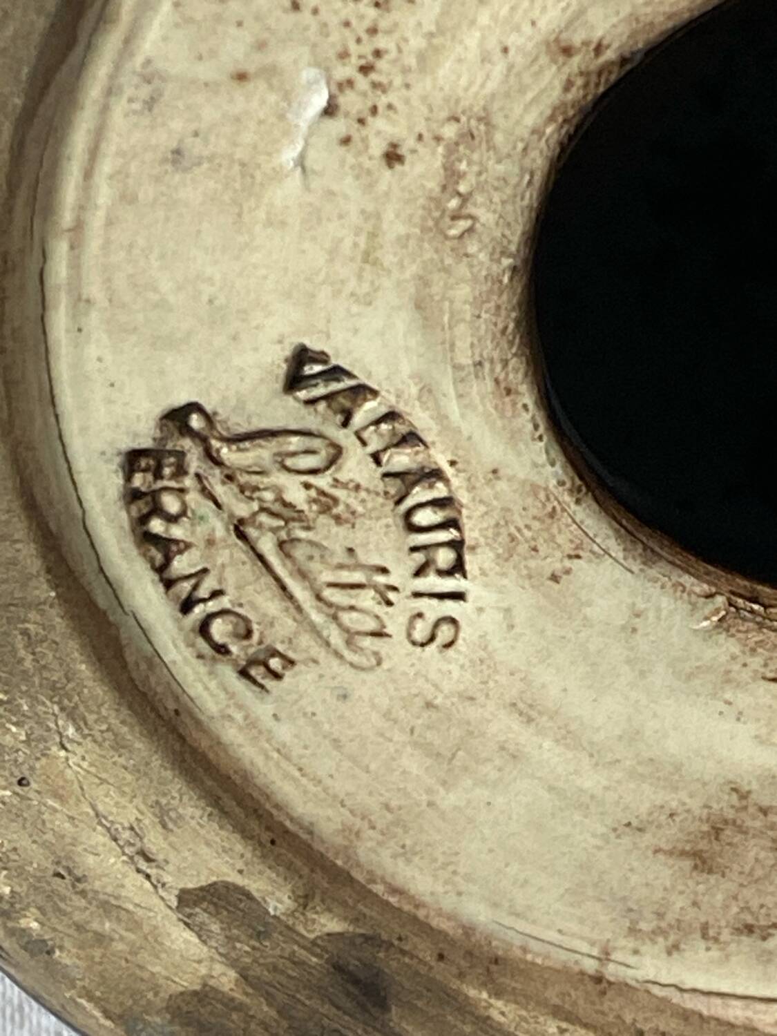 Ceramic lamp base, Sauveur Lunetta, Vallauris