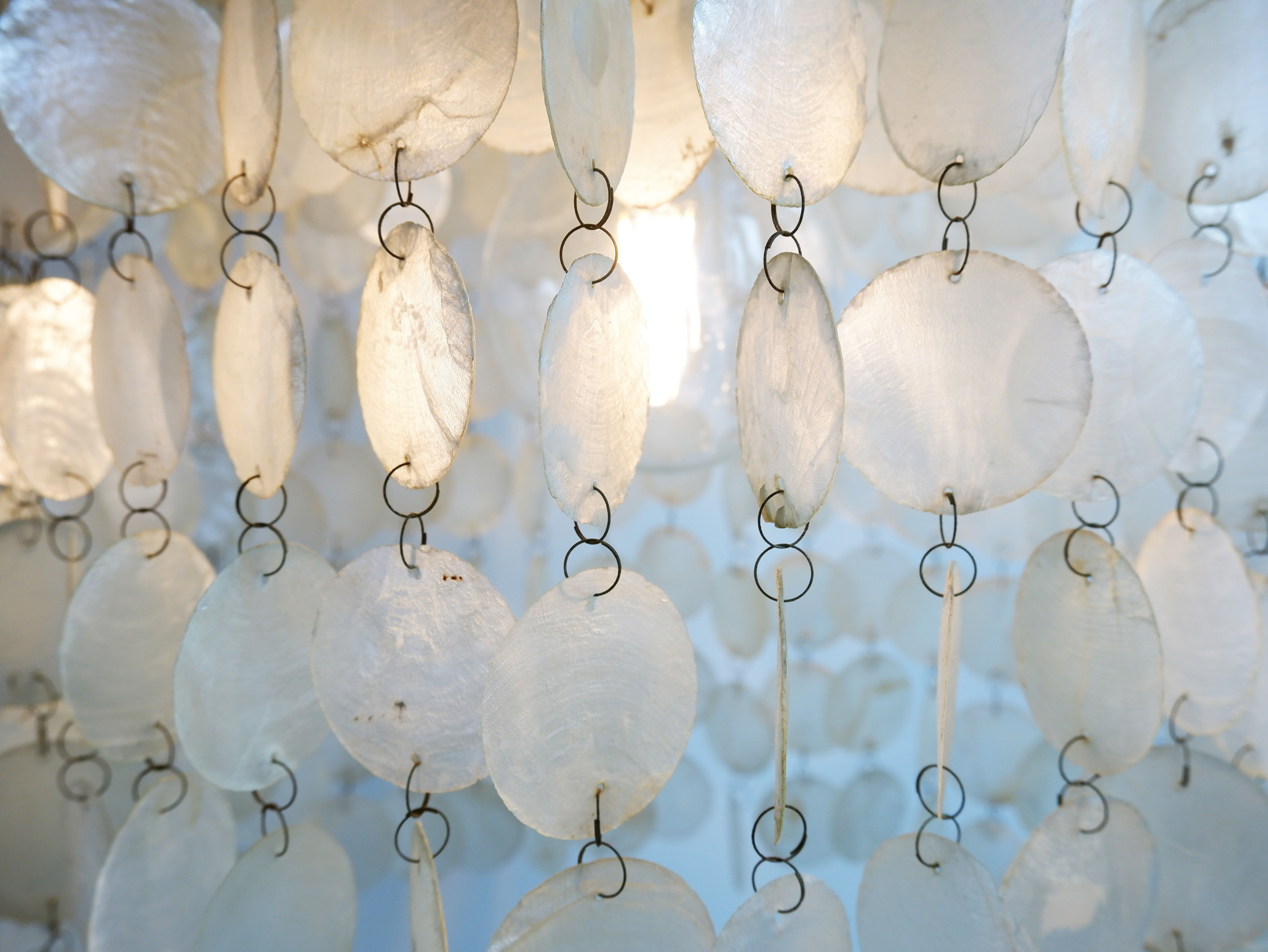 Capiz shells pendant, 1960s