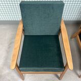 Pair of Scandinavian armchairs (renovated)