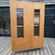 Vintage glazed school cabinet