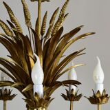 Wheat ear golden chandelier 5 branches.