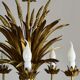 Wheat ear golden chandelier 5 branches.