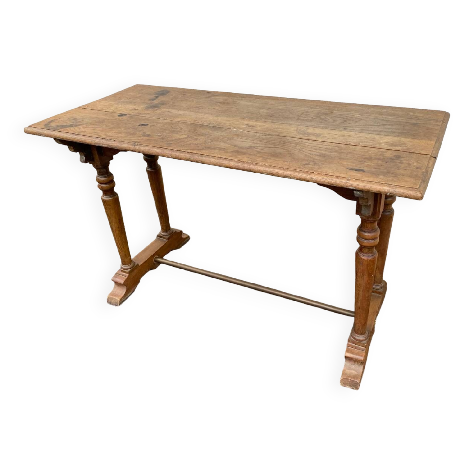 1920s oak bistro table