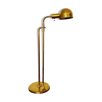 1970s adjustable BOLA brass floor or table lamp by Florian Schulz