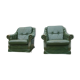 Paire de fauteuils Schesterfield