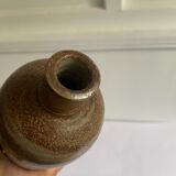 Vase bouteille grès
