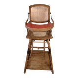 Old cane high chair