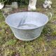 Old zinc basin