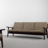 Sofa & armchair by Hans J. Wegner for Getama, 1960