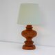 Mid-century modern Scandinavian oak table lamp from Möllers