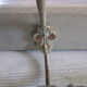 Old coat hangers in wood and metal