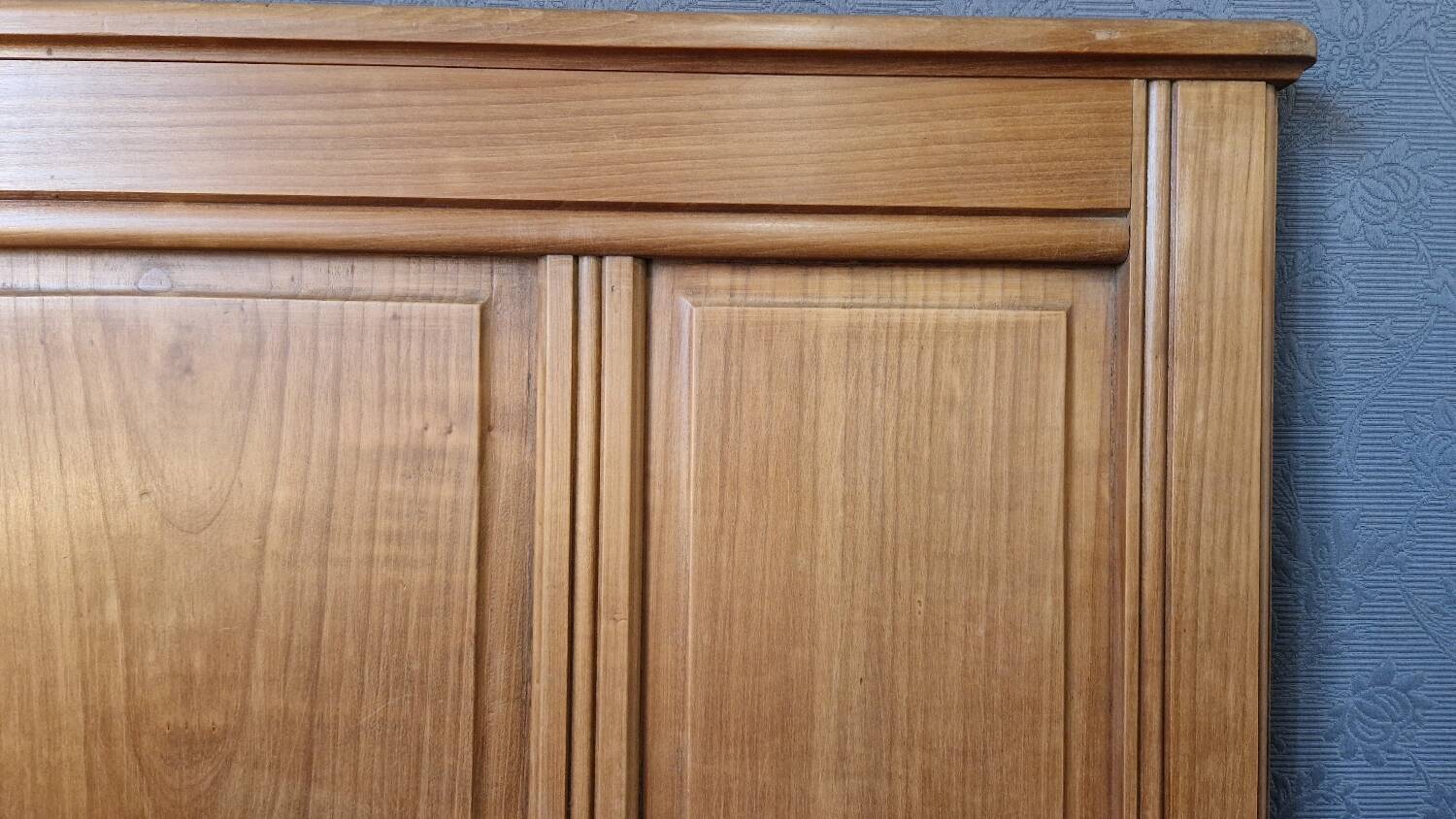 Cherry wood headboard