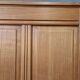 Cherry wood headboard