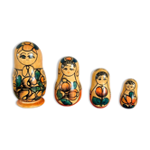 4 Vintage Matryoshkas