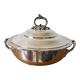 Silver-plated vegetable dish with Lutece hallmark