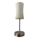 Vintage metal and glass touch lamp