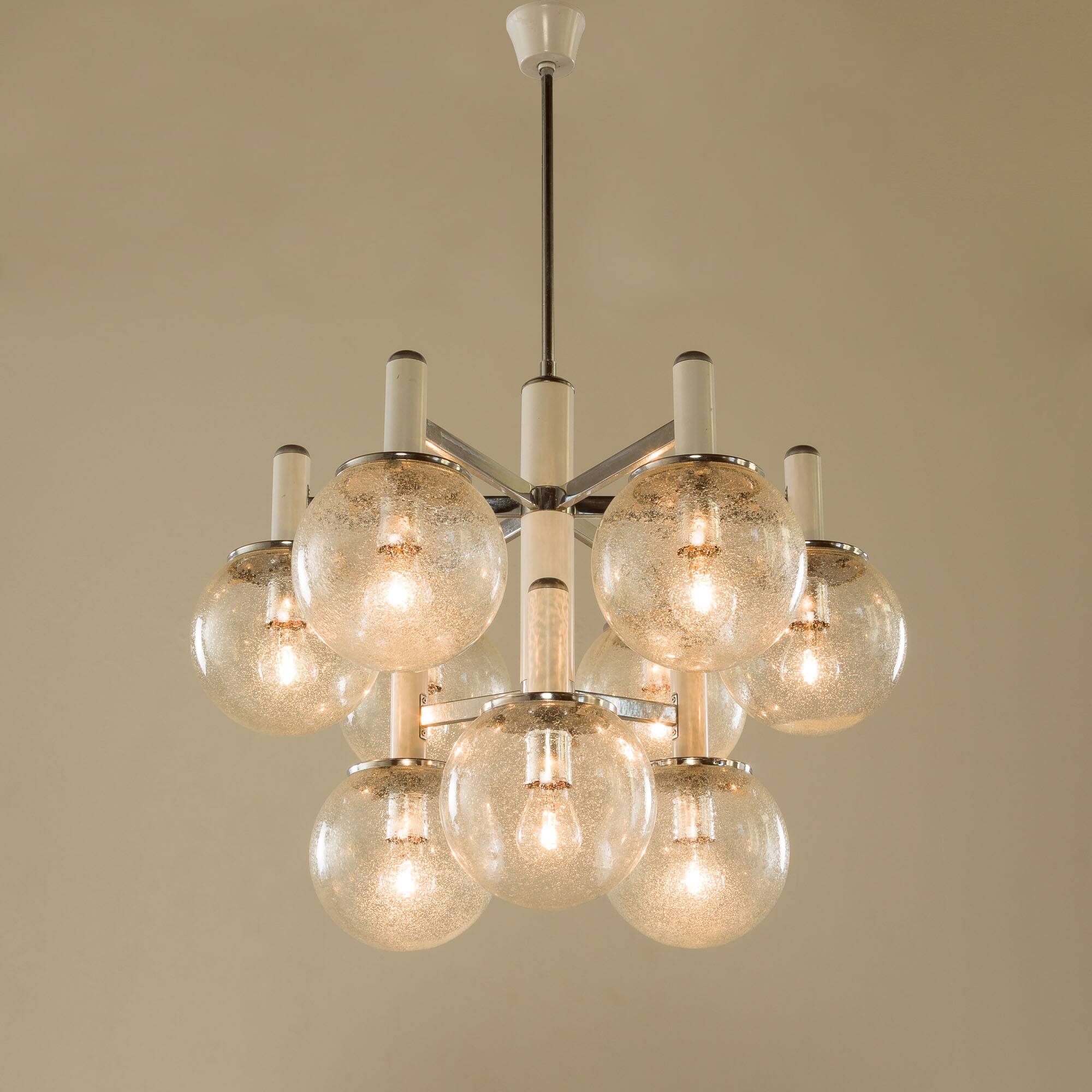 Murano glass chandelier attr. to Targetti Sankey, 1970s