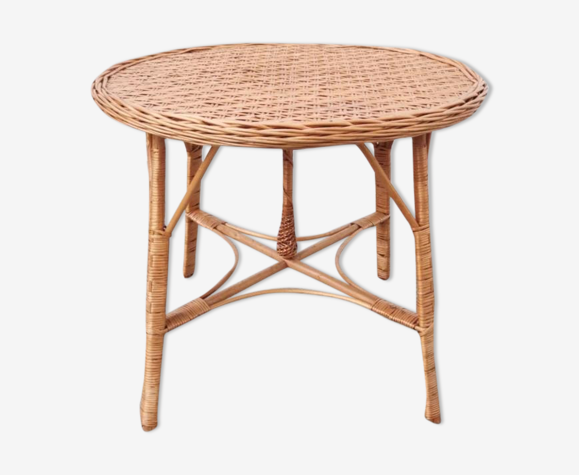 Table en rotin