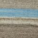 Tapis kilim vintage fait main beige et bleu, style scandinave naturel