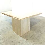 Travertine Coffee Table 1970s, Italy