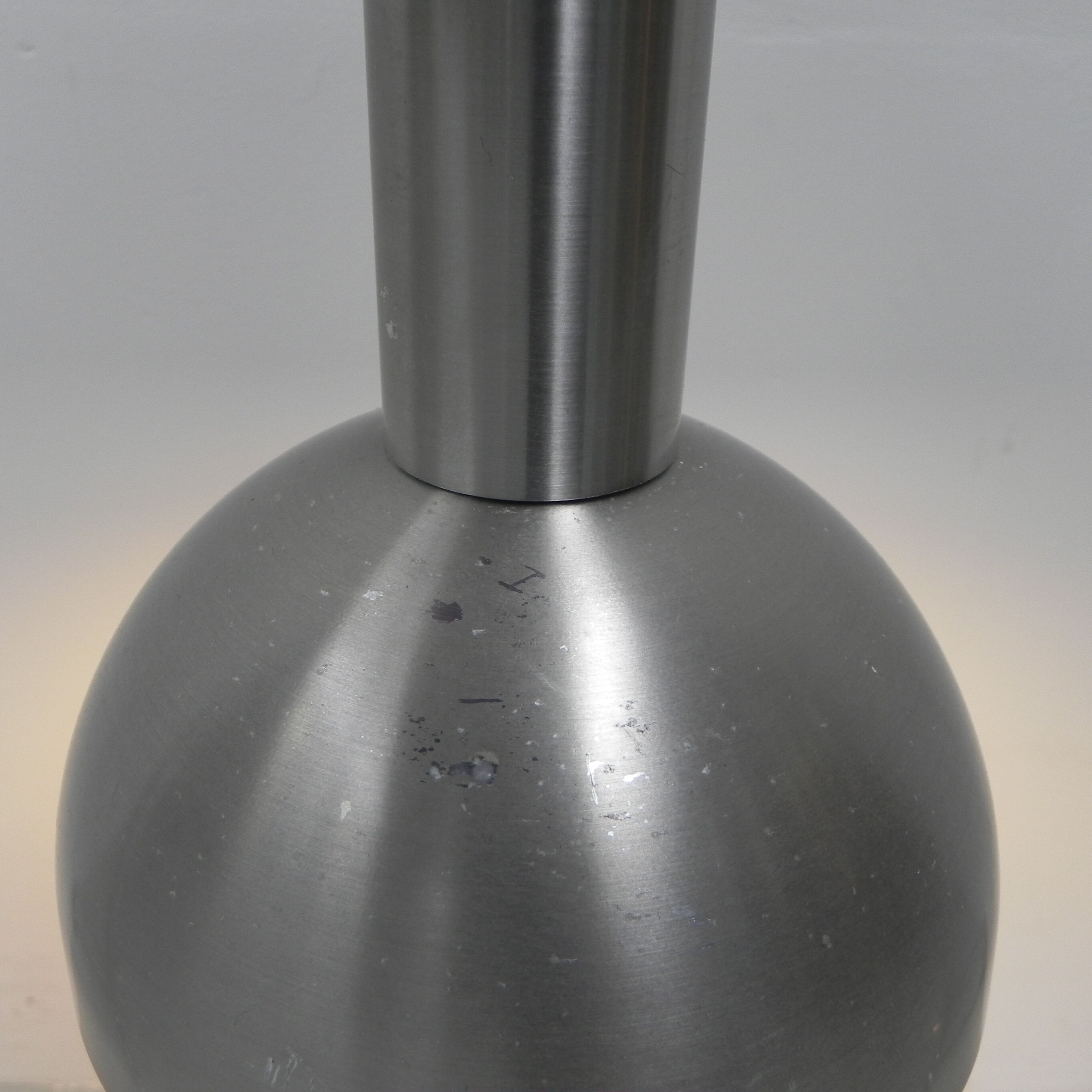 Vintage hanging lamp with aluminum shade