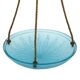 Art Deco pendant light in molded blue glass – 1930s