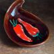 Vintage enameled ceramic bowl 1970