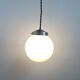 Lot 2 vintage opaline hanging lamps