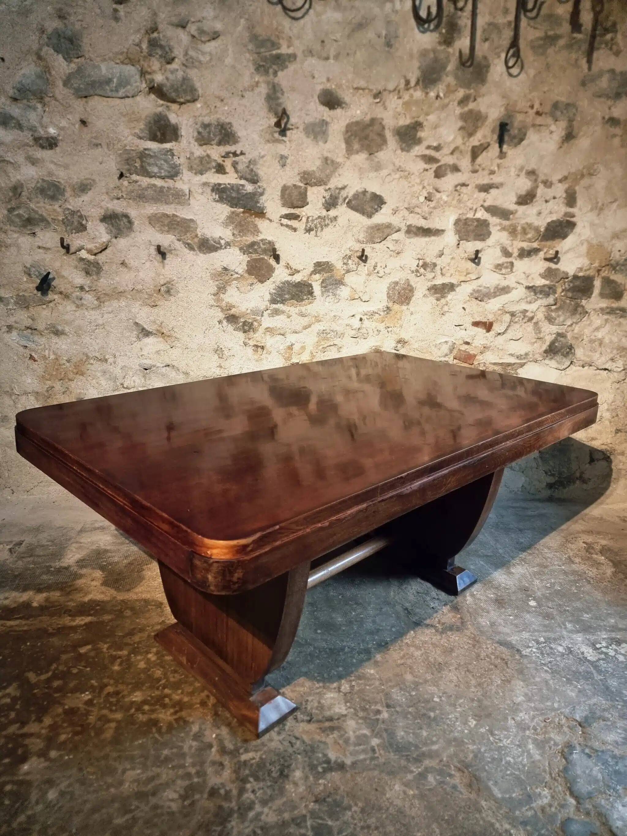 Antique French Art Deco dining table — 1920s