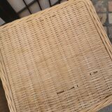 Pair of wicker bedside tables